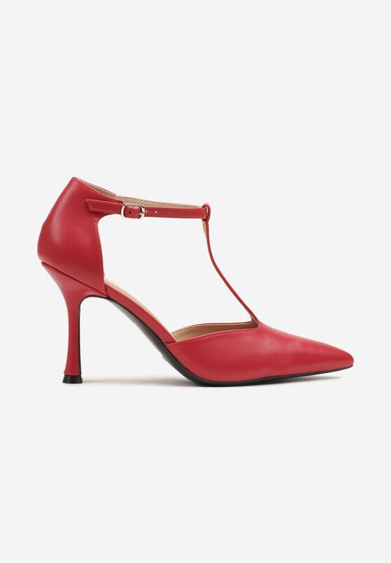 Pantofi stiletto Roșii 4