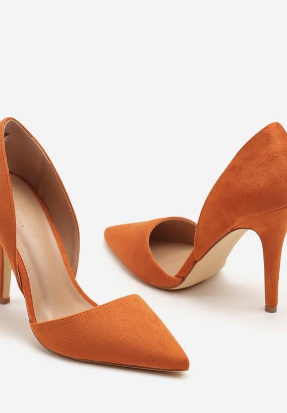 Pantofi stiletto Portocalii 6