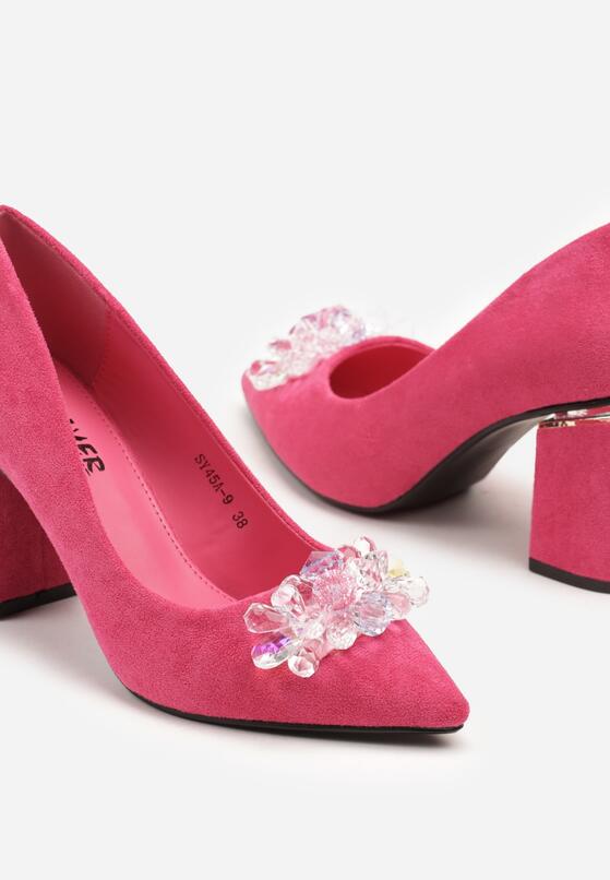 Pantofi cu toc Roz 6