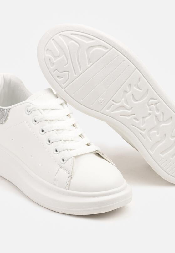 Sneakers Alb cu argintiu 6