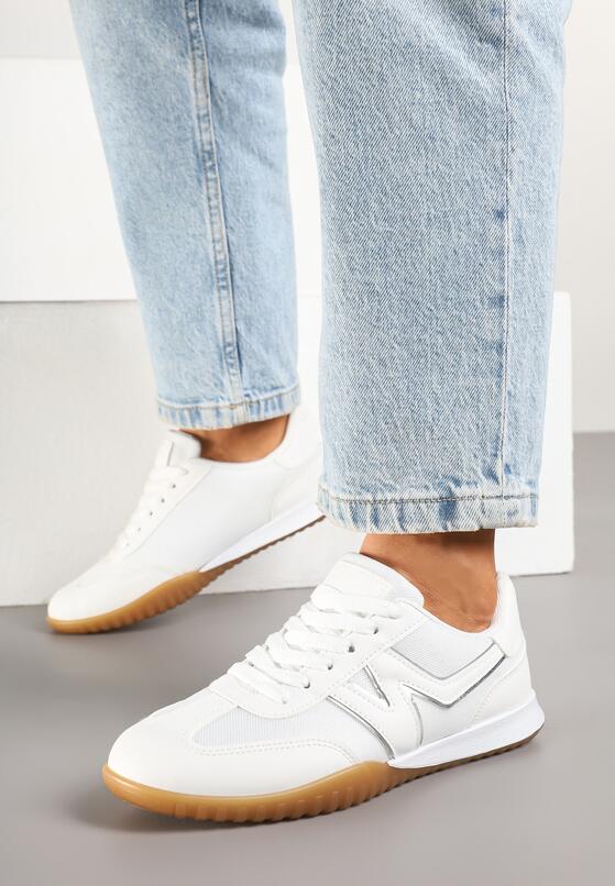 Białe Sneakersy w Stylu Kultowych Tenisówek Tultia 3