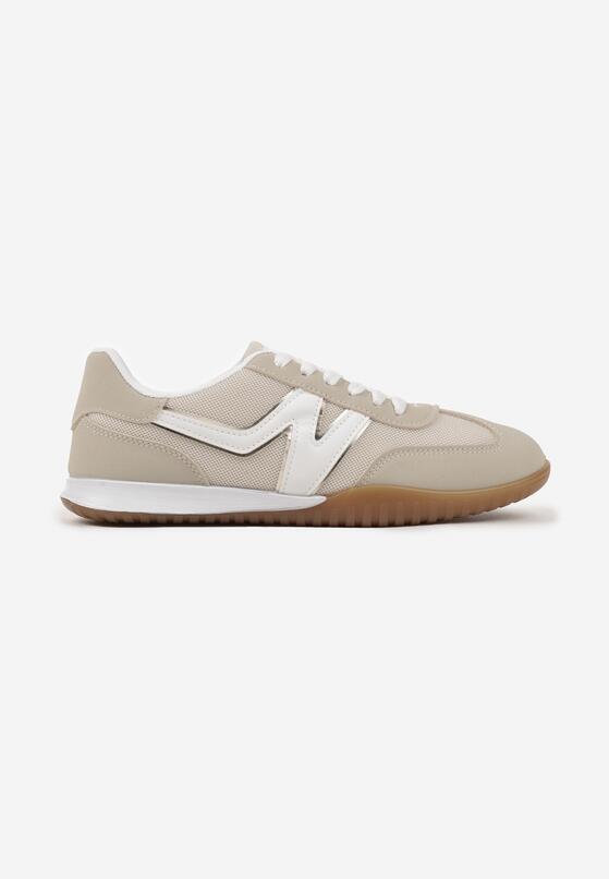 Beżowe Sneakersy w Stylu Kultowych Tenisówek Tultia 4