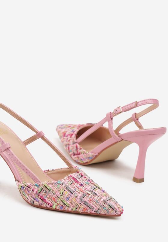 Pantofi stiletto Roz 6
