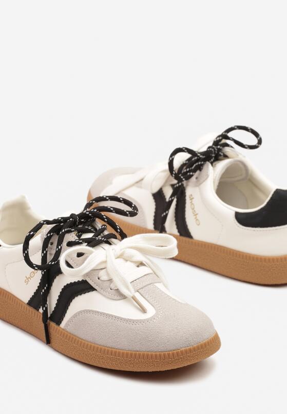 Sneakers Bej cu negru 6