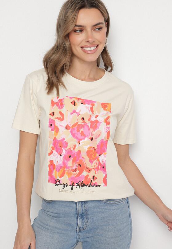 T-shirt Bej deschis 1