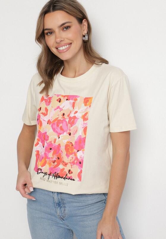 T-shirt Bej deschis 4