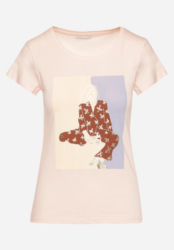 T-shirt Roz deschis 6