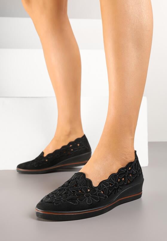 Pantofi casual Negru cu maro 1