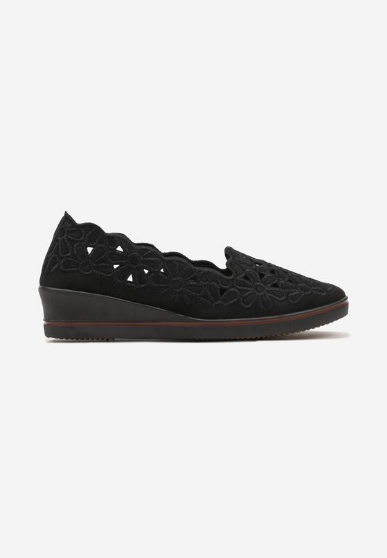 Pantofi casual Negru cu maro 4