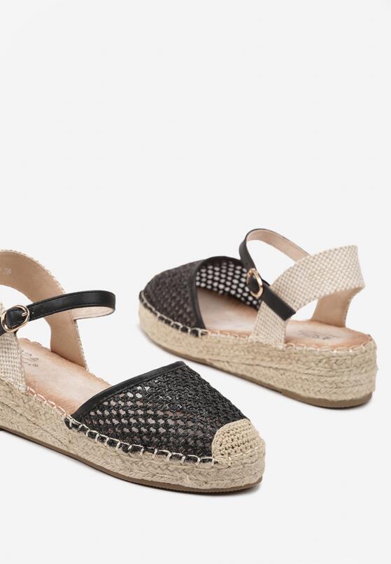 Fekete Espadrilles 6