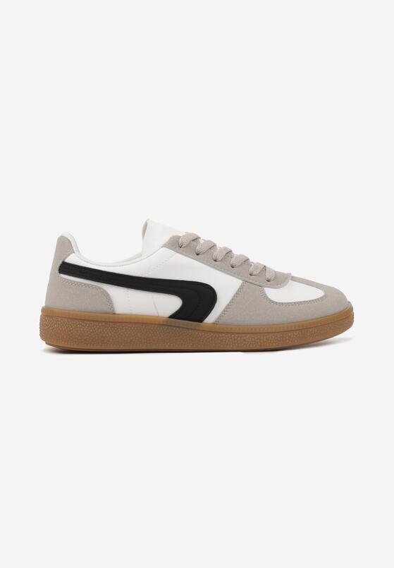 Biało-Czarne Sneakersy w Stylu Klasycznych Tenisówek Ahleria 4