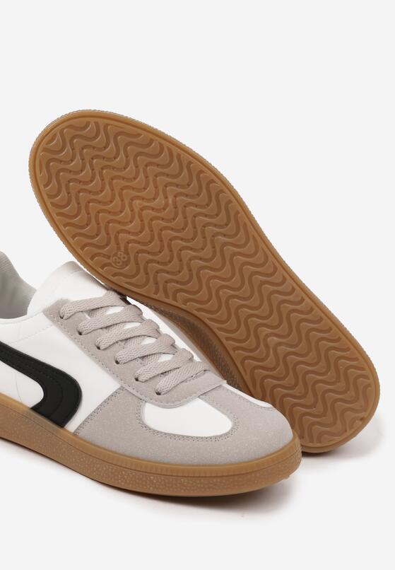 Biało-Czarne Sneakersy w Stylu Klasycznych Tenisówek Ahleria 6