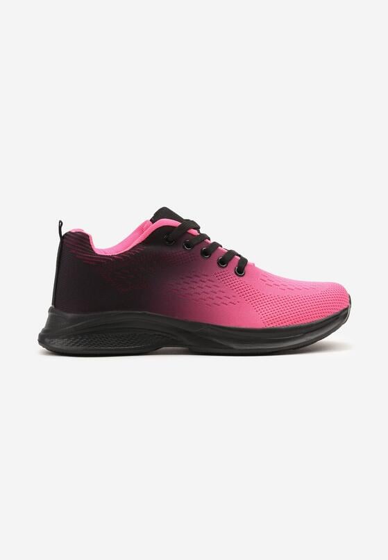 Sneakers Negru cu roz 4