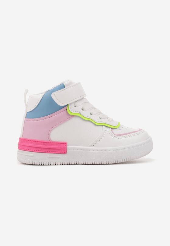 Pantofi sport Alb cu roz 1