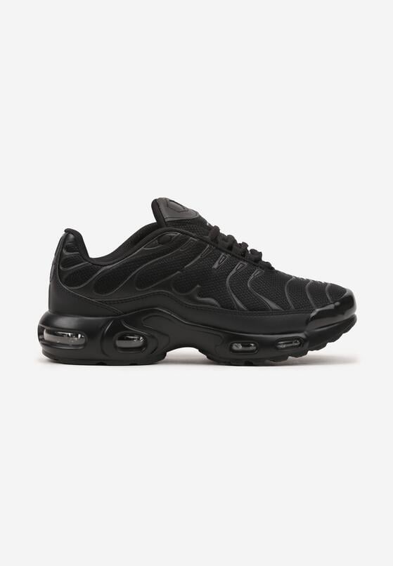 Czarne Buty Sportowe Sneakersy Ozdobione Tłoczeniem Zalirae 1