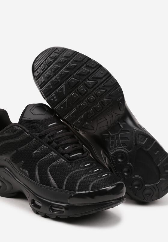 Czarne Buty Sportowe Sneakersy Ozdobione Tłoczeniem Zalirae 3
