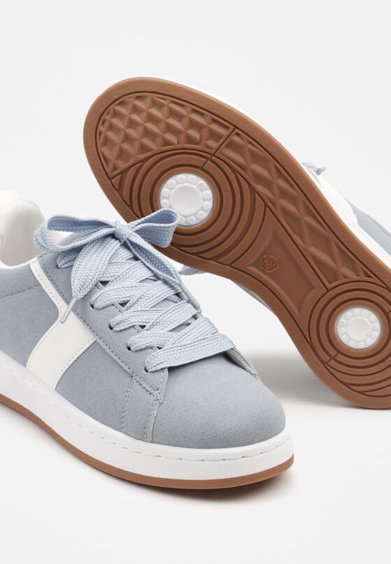 Jasnoniebieskie Sneakersy Ozdobione Paskiem Zrulla 6