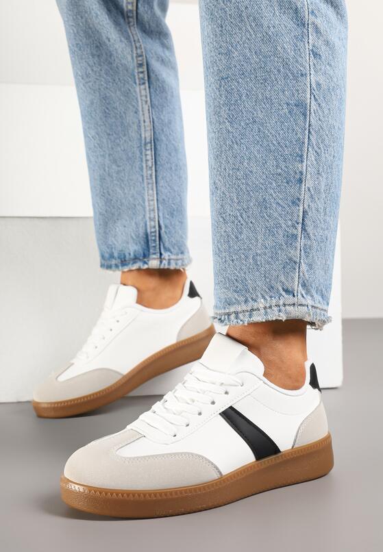 Białe Sneakersy Klasyczne Tenisówki Fillifia 1
