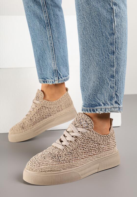 Sneakers Bej închis 2