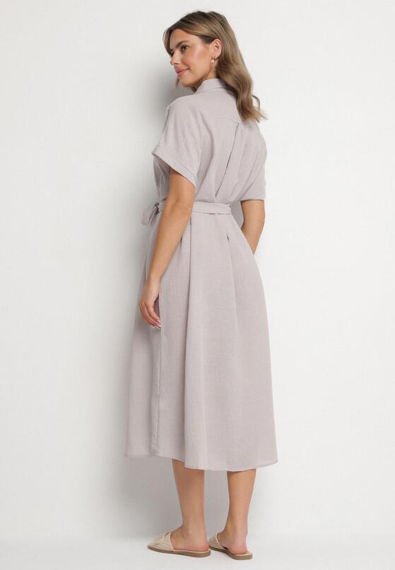 Rochie Gri deschis 3