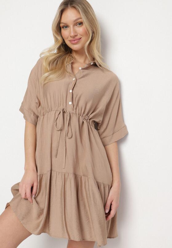 Rochie Bej închis 4