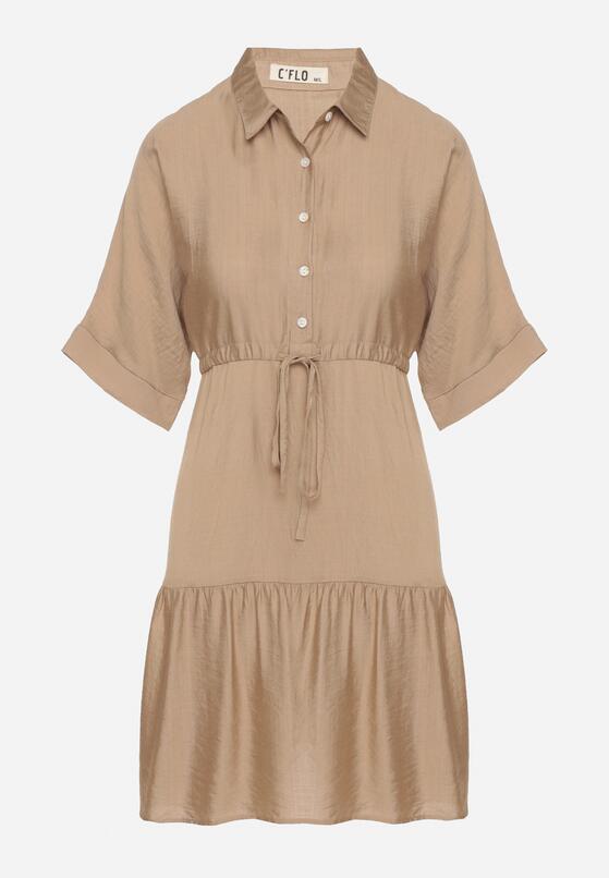 Rochie Bej închis 6