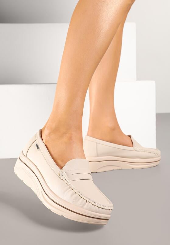 Mocasini Bej 2