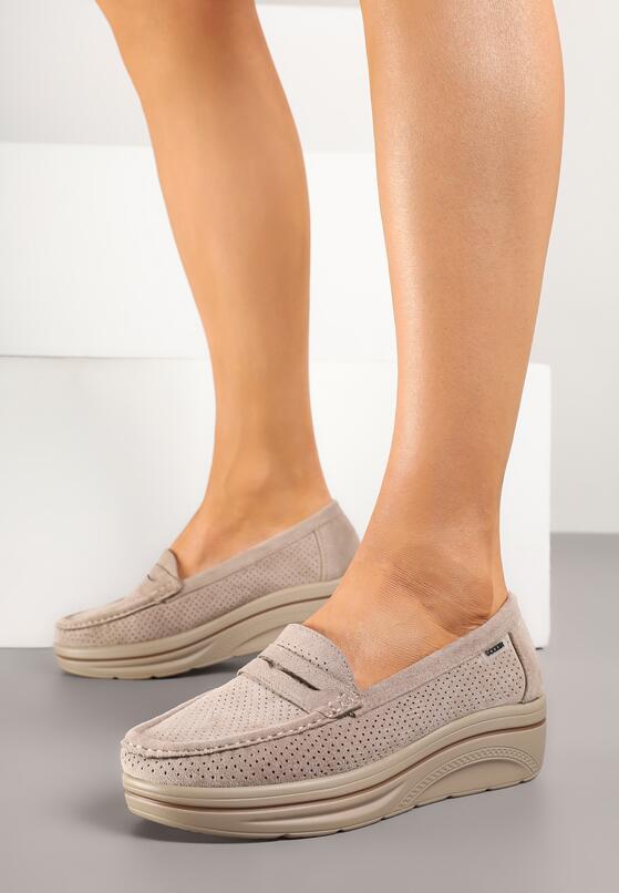 Pantofi casual Bej închis 1