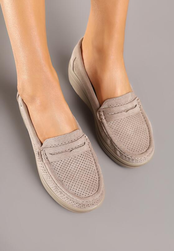 Pantofi casual Bej închis 3