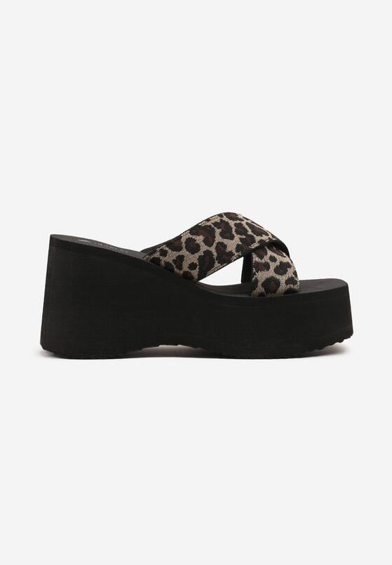 Papuci Imprimeu leopard 4