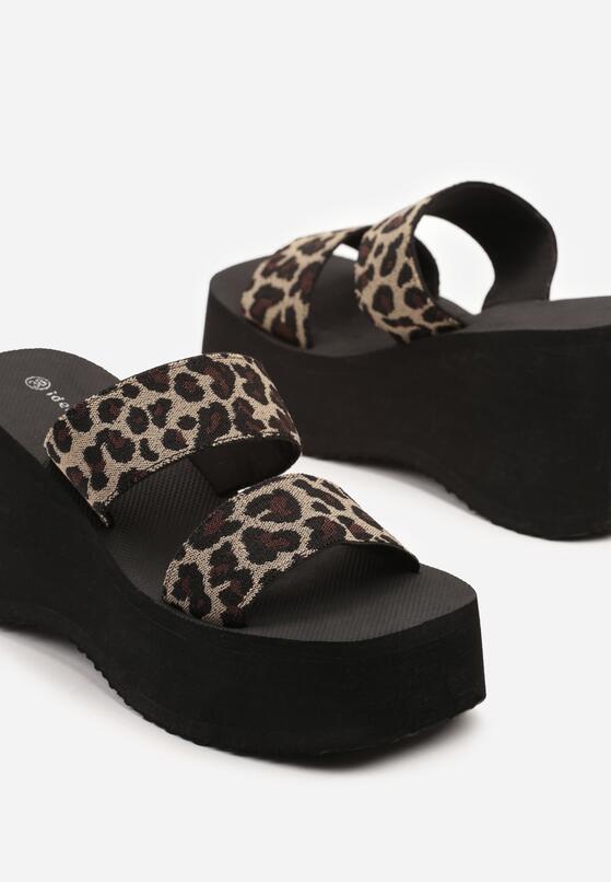 Papuci Imprimeu leopard 6