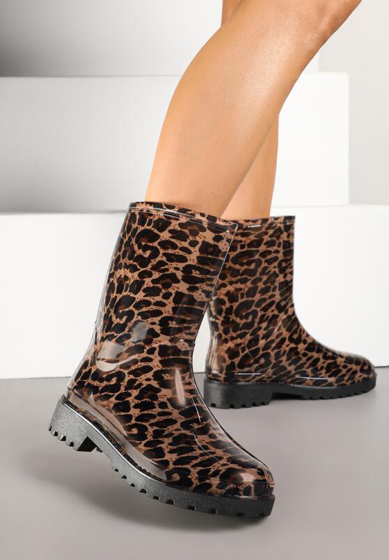 Cizme de cauciuc  Imprimeu leopard 1