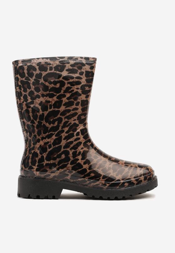 Cizme de cauciuc  Imprimeu leopard 4