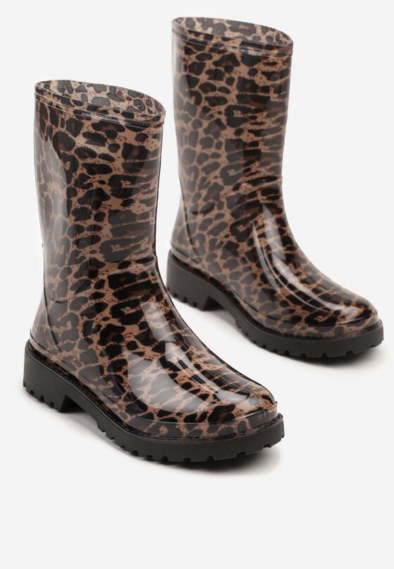 Cizme de cauciuc  Imprimeu leopard 5