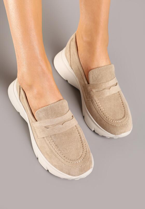 Pantofi casual Bej închis 3