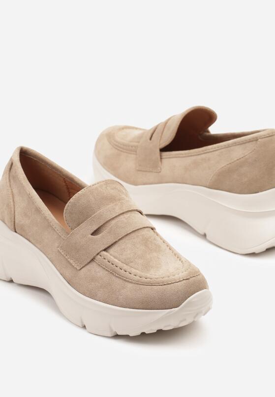 Pantofi casual Bej închis 6