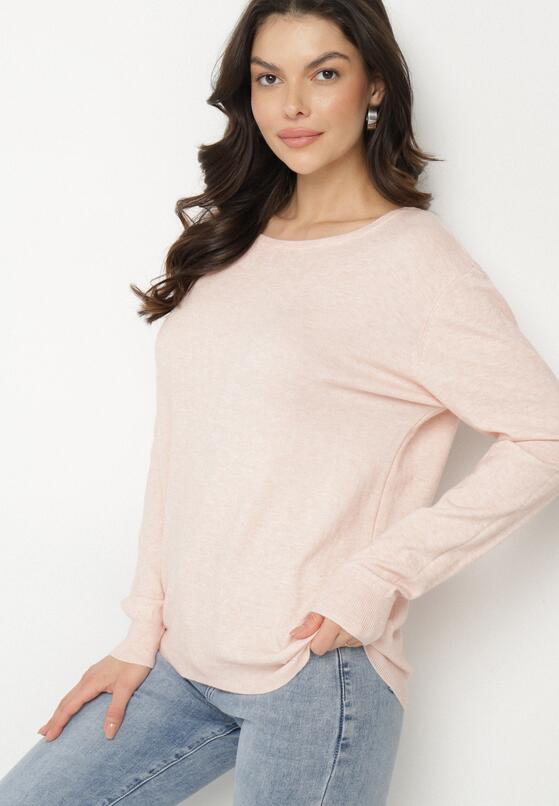 Pulover Roz deschis 2