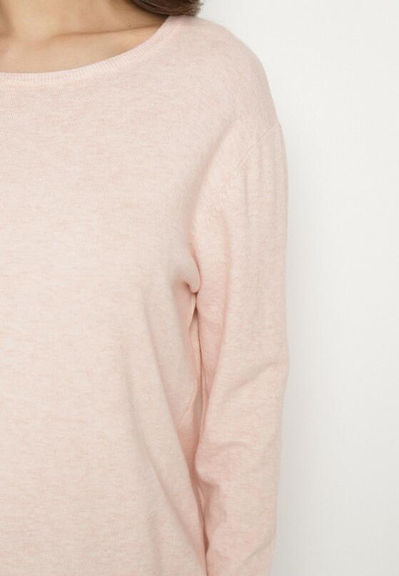 Pulover Roz deschis 5