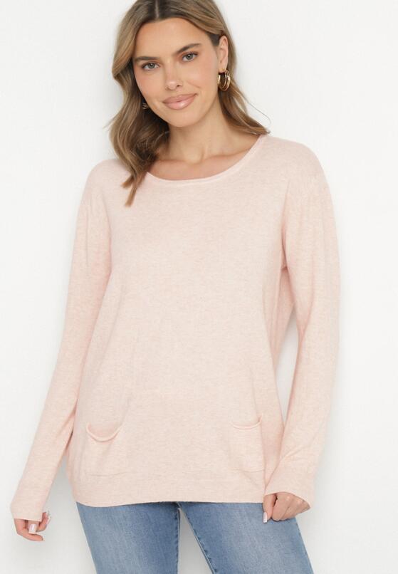 Pulover Roz deschis 2
