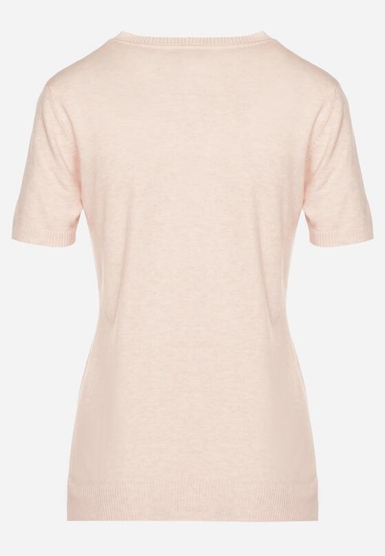 T-shirt Roz deschis 7
