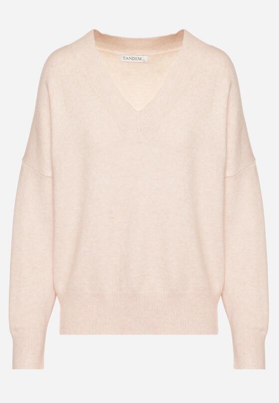 Pulover Roz deschis 6