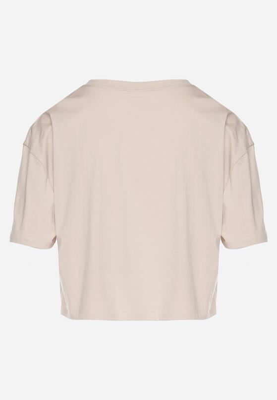 T-shirt Bej închis 7