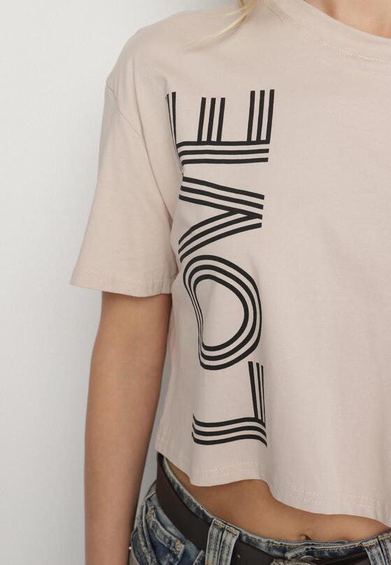 T-shirt Bej închis 5