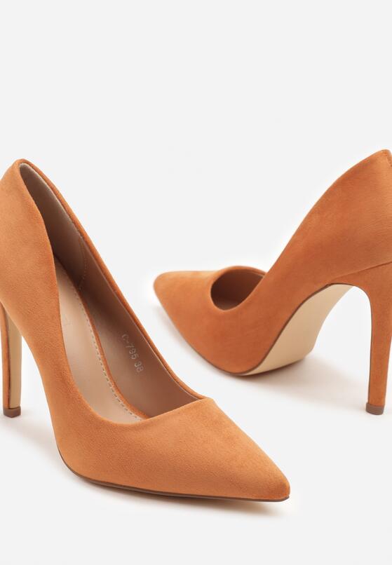 Pantofi stiletto Portocalii 6