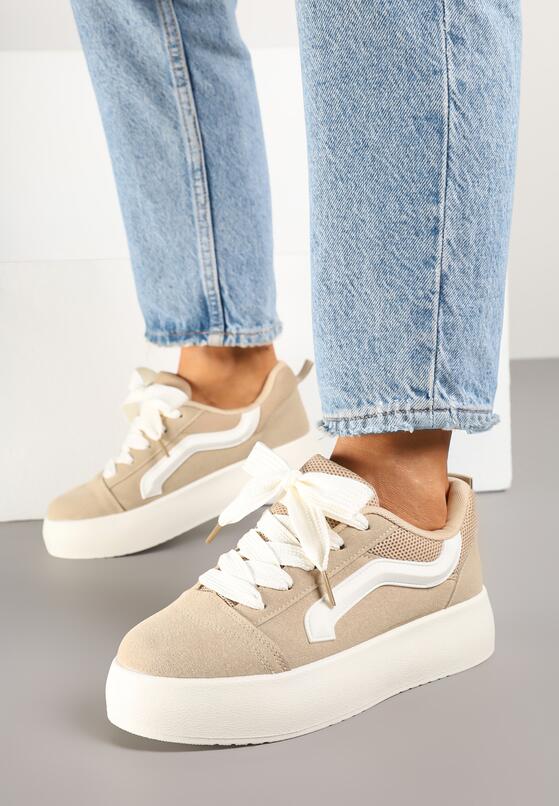 Sneakers Bej închis 3