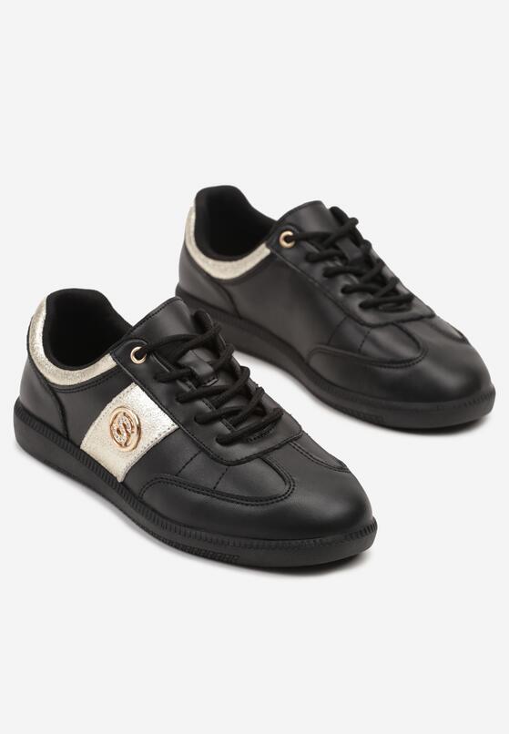 Sneakers Negru cu argintiu 5