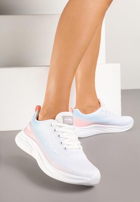 Pantofi sport Alb cu albastru 2
