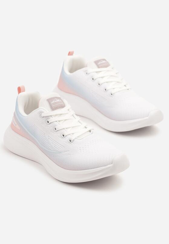 Pantofi sport Alb cu albastru 5