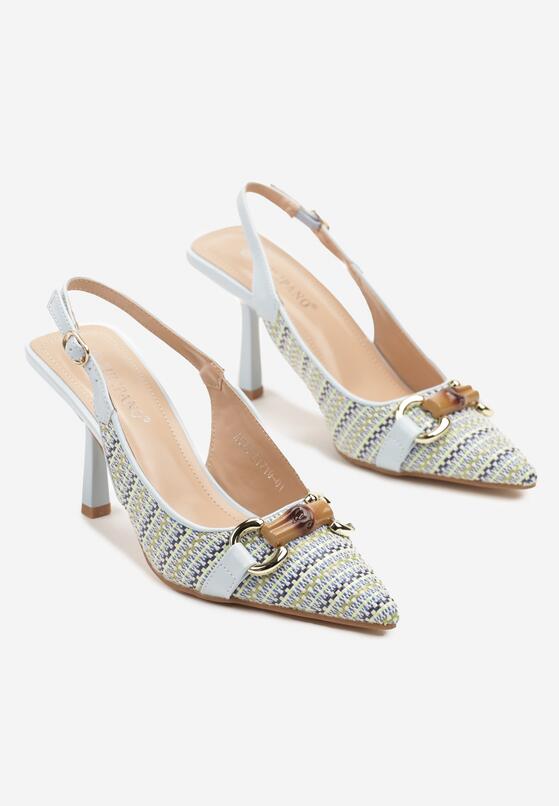 Pantofi stiletto Albaștri 5