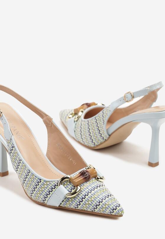 Pantofi stiletto Albaștri 6